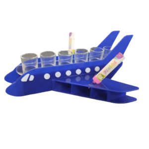 Avión Portashots 6 Tequilero Shots Acrílico Color