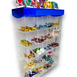 Dulcero Acrílico Exhibidor Dulces Tiendas 20 Esp 45x65x18