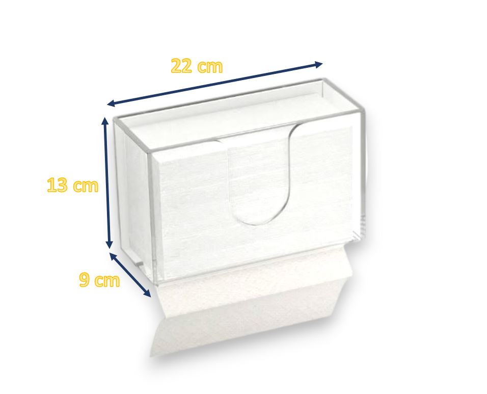 Dispensador Acrílico Porta Sanitas para Pared - Image 2
