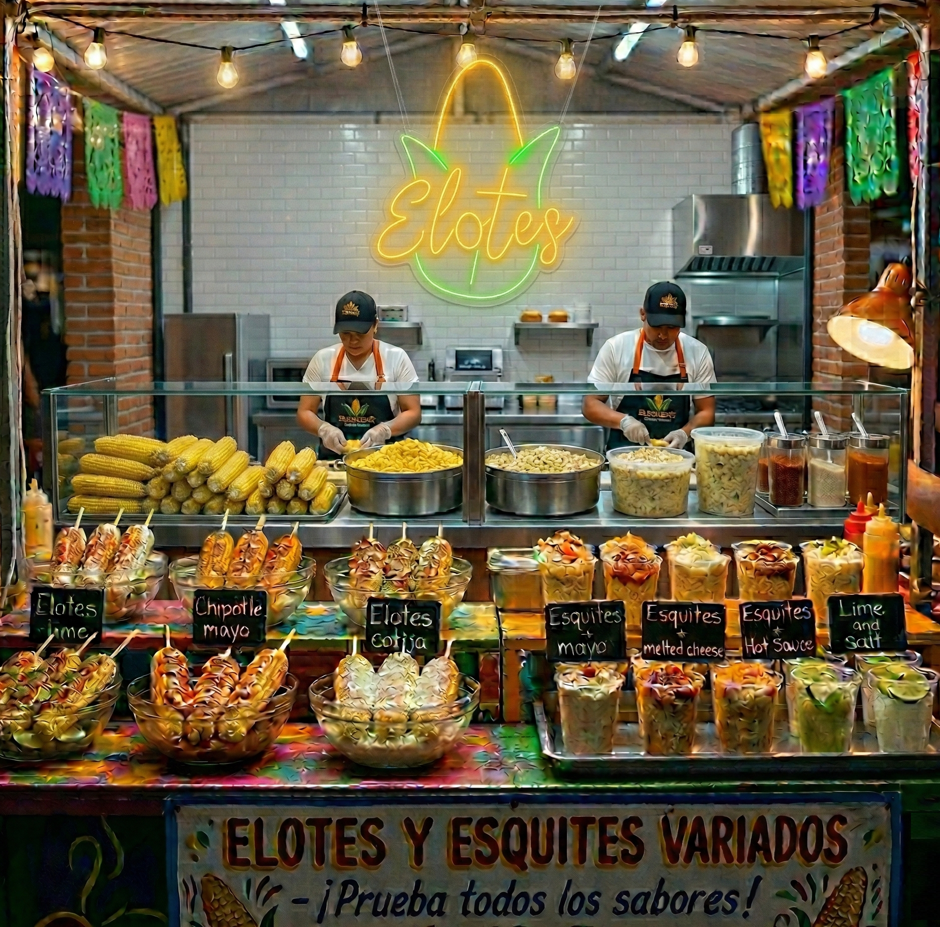 Letrero Luminoso Elotes Neón 50cm Elote - Image 8